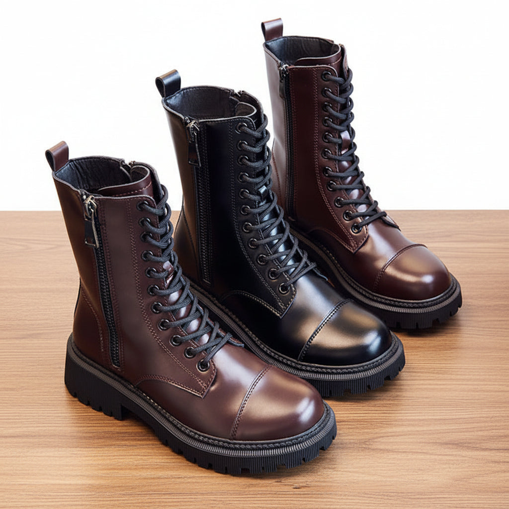 Heightened Thick Bottom Martin Boots
