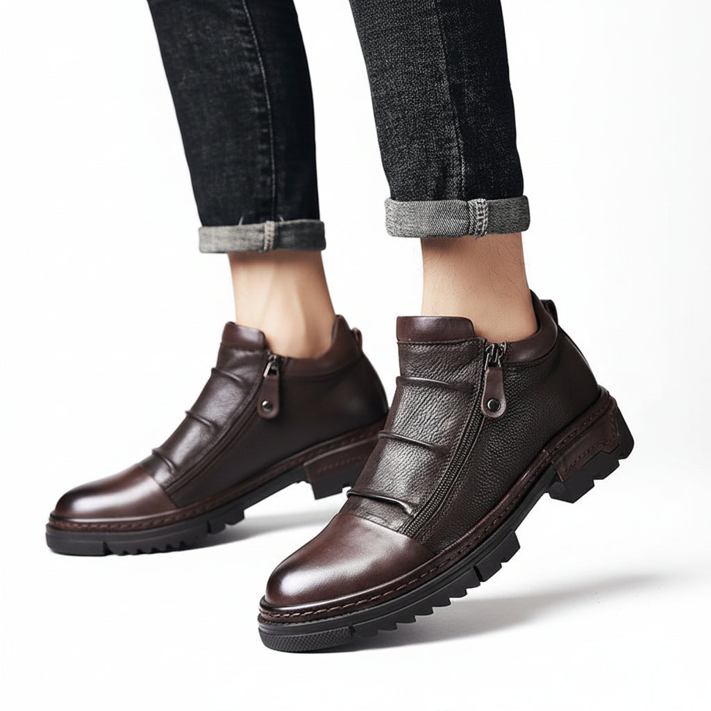 Leather Men's Real Cowhide