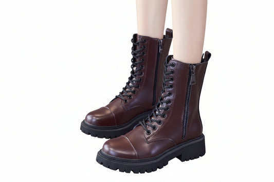 Heightened Thick Bottom Martin Boots