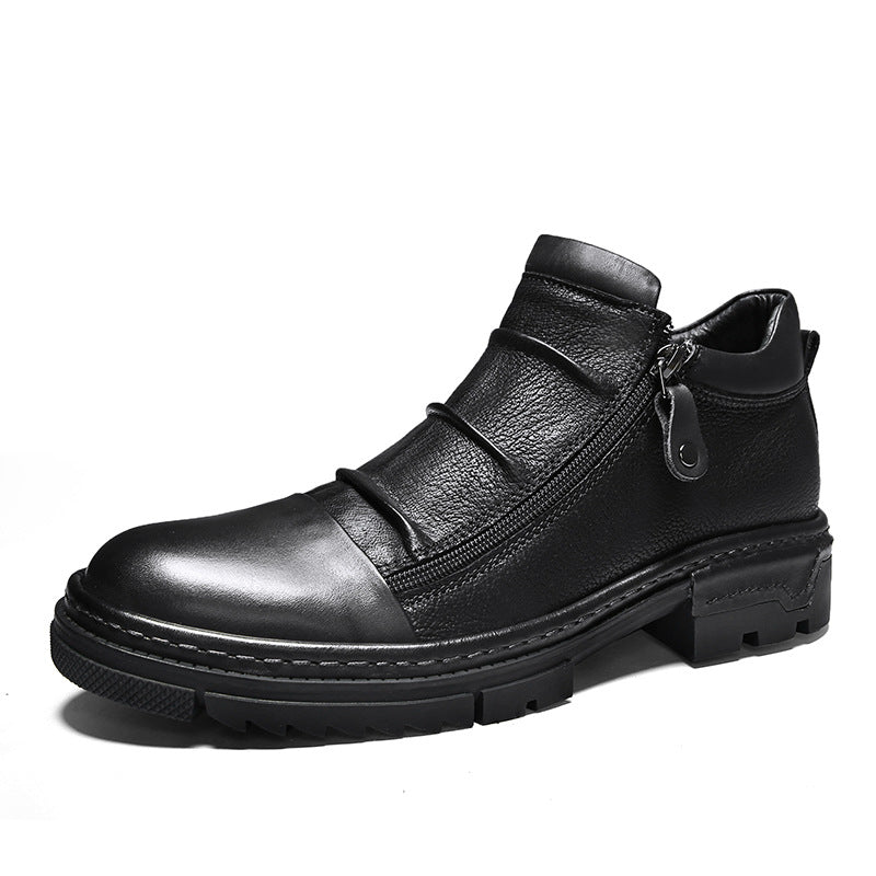 Leather Men's Real Cowhide