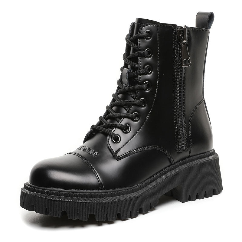 Heightened Thick Bottom Martin Boots
