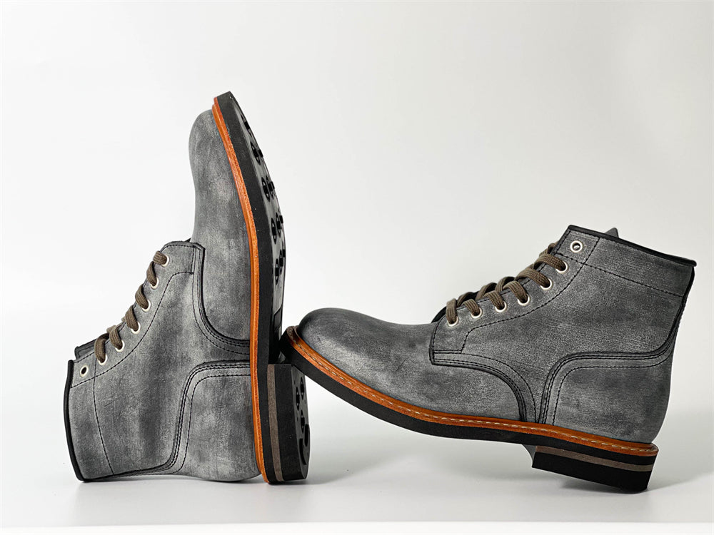 Hand-made Cowhide Toe Boots