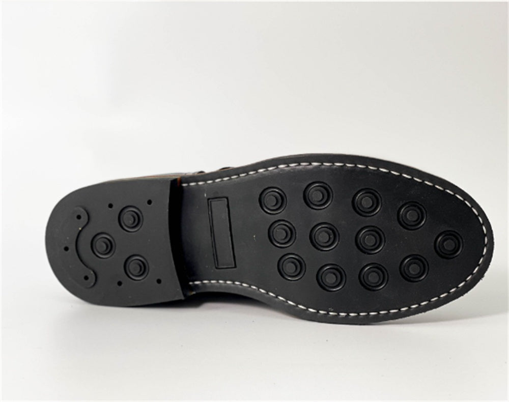 Hand-made Cowhide Toe Boots